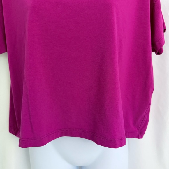 Lululemon Pink Cropped Tee Size X-Large - Picture 3 of 10